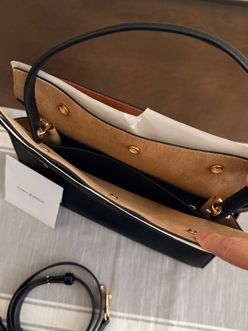 Tory Burch Lee Radziwill Double Bag - Picture 3 of 12